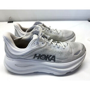 Hoka One One Bondi 9 Stardust Silver Women's 9.5B Running Shoes 1162012 SDSTS